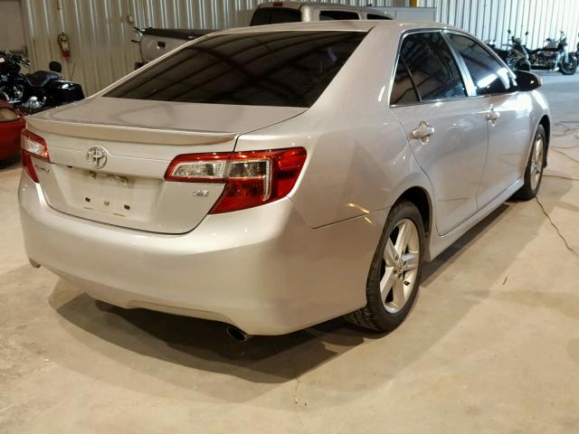 4T1BF1FK5EU448655 - 2014 TOYOTA CAMRY L SILVER photo 4