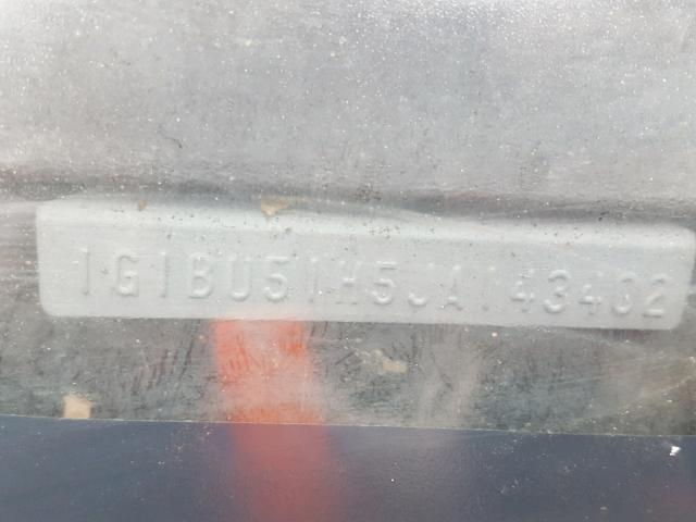 1G1BU51H5JA143402 - 1988 CHEVROLET CAPRICE CL 白色 照片 10