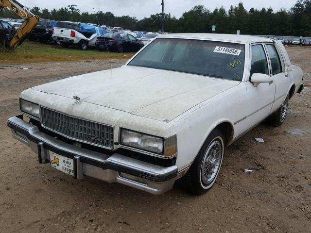 1G1BU51H5JA143402 - 1988 CHEVROLET CAPRICE CL WHITE photo 2