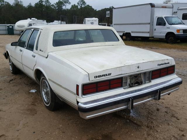 1G1BU51H5JA143402 - 1988 CHEVROLET CAPRICE CL 白色 照片 3