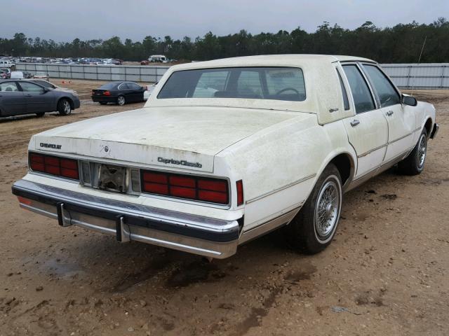 1G1BU51H5JA143402 - 1988 CHEVROLET CAPRICE CL WHITE photo 4