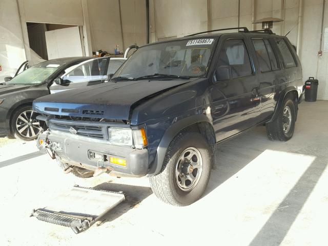 JN8HD17Y8SW069709 - 1995 NISSAN PATHFINDER BLUE photo 2