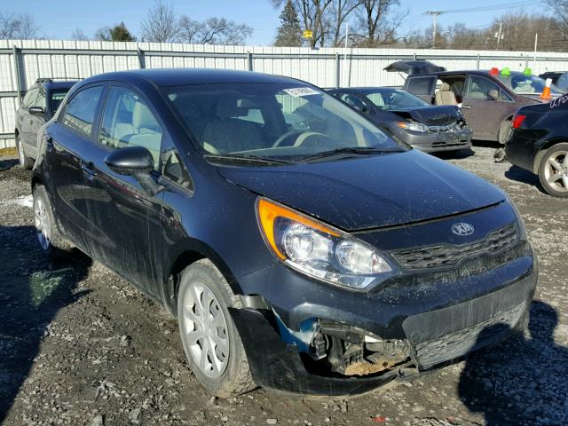 KNADM5A32D6138523 - 2013 KIA RIO LX BLACK photo 1