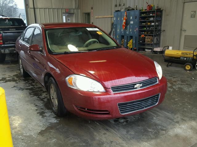 2G1WT58K089278508 - 2008 CHEVROLET IMPALA LT MAROON photo 1