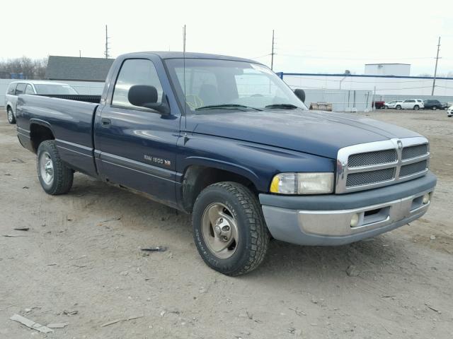 1B7HC16Y71S131171 - 2001 DODGE RAM 1500 BLUE photo 1