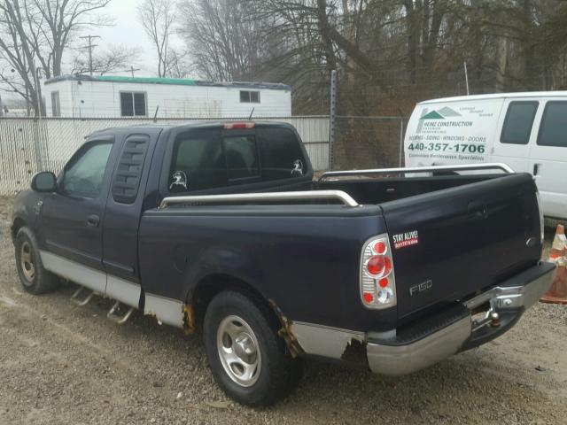 1FTRX17WXXNA67477 - 1999 FORD F150 TWO TONE photo 3