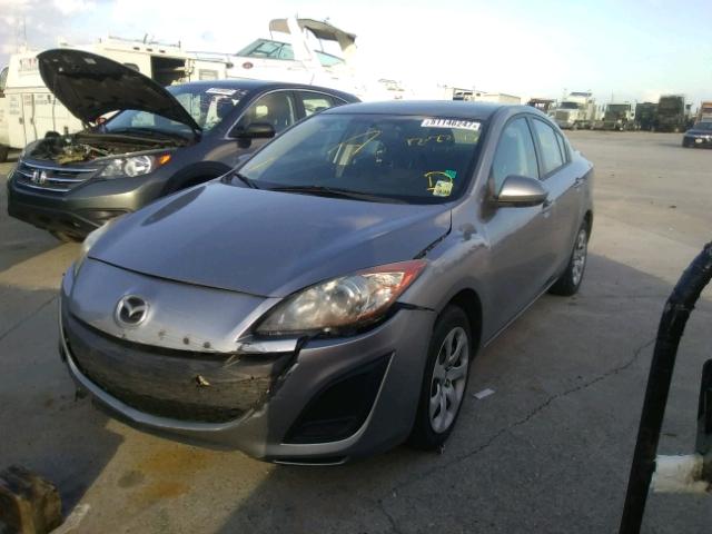 JM1BL1SF1A1340812 - 2010 MAZDA 3 I SILVER photo 2