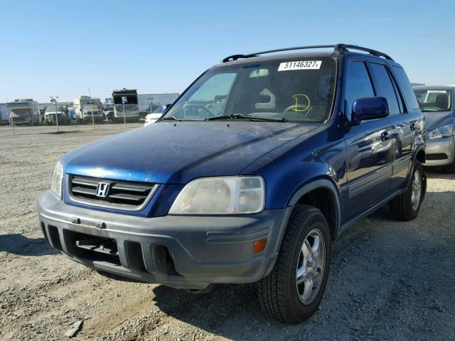 JHLRD1866WC095703 - 1998 HONDA CR-V EX BLUE photo 2