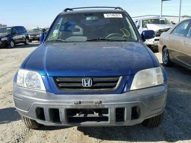 JHLRD1866WC095703 - 1998 HONDA CR-V EX BLUE photo 9