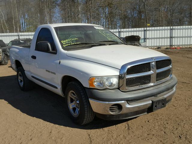 1D7HA16K33J666496 - 2003 DODGE RAM 1500 S WHITE photo 1