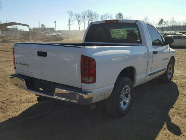 1D7HA16K33J666496 - 2003 DODGE RAM 1500 S WHITE photo 4