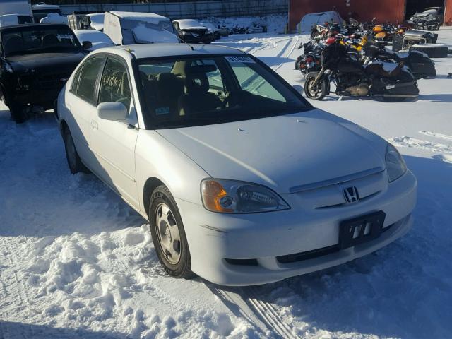 JHMES95693S017954 - 2003 HONDA CIVIC HYBR WHITE photo 1