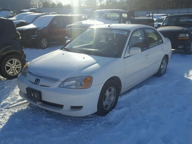 JHMES95693S017954 - 2003 HONDA CIVIC HYBR WHITE photo 2