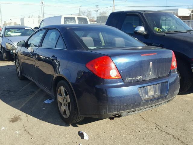 1G2ZJ57B194258790 - 2009 PONTIAC G6 BLUE photo 3