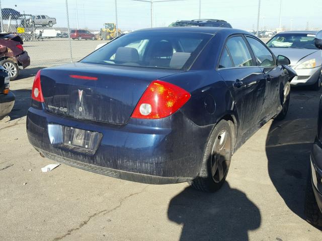 1G2ZJ57B194258790 - 2009 PONTIAC G6 BLUE photo 4