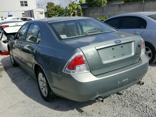 3FAFP07176R168947 - 2006 FORD FUSION SE GREEN photo 3