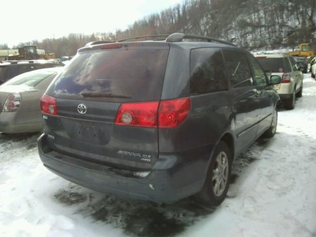 5TDBA22C46S072799 - 2006 TOYOTA SIENNA XLE GRAY photo 4