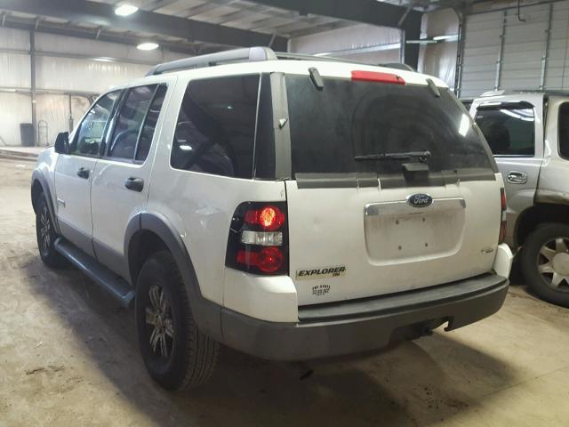 1FMEU73806UA64489 - 2006 FORD EXPLORER X WHITE photo 3