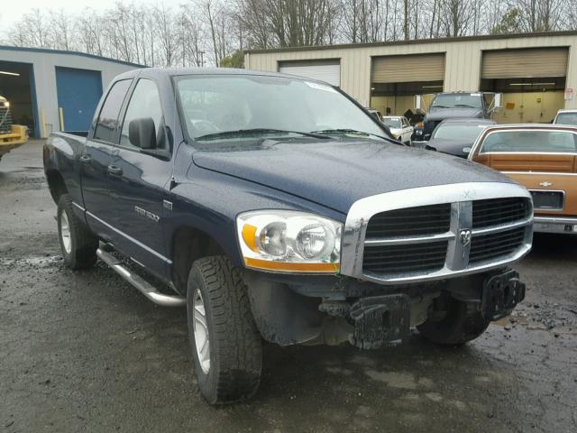 1D7HU18226S532016 - 2006 DODGE RAM 1500 S BLUE photo 1