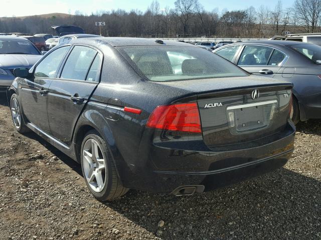 19UUA66254A040473 - 2004 ACURA TL BLACK photo 3