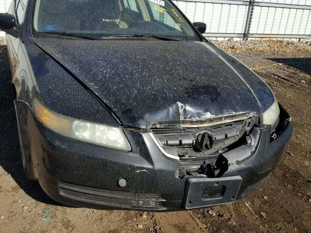 19UUA66254A040473 - 2004 ACURA TL BLACK photo 9