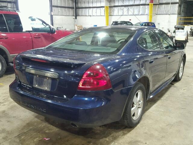 2G2WP552681106888 - 2008 PONTIAC GRAND PRIX BLUE photo 4