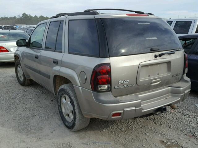 1GNDS13S232125743 - 2003 CHEVROLET TRAILBLAZE BROWN photo 3