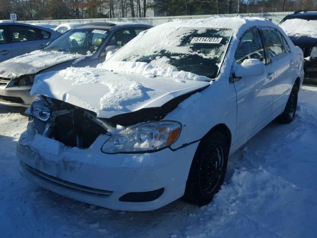 2T1BR30E78C914341 - 2008 TOYOTA COROLLA CE WHITE photo 2