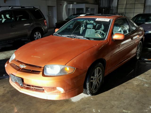 1G1JH12F347256370 - 2004 CHEVROLET CAVALIER L ORANGE photo 2