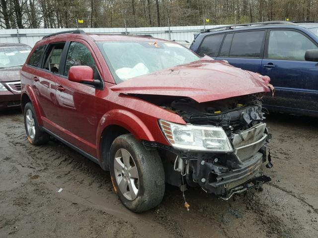 3D4PG1FG2BT530578 - 2011 DODGE JOURNEY MA MAROON photo 1