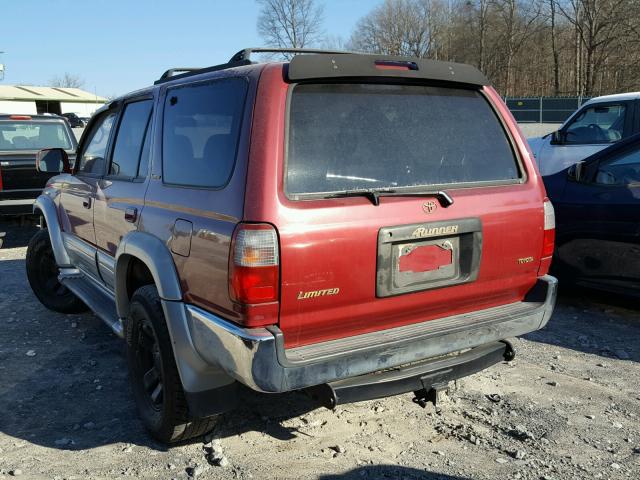 JT3HN87R9V0073046 - 1997 TOYOTA 4RUNNER LI RED photo 3