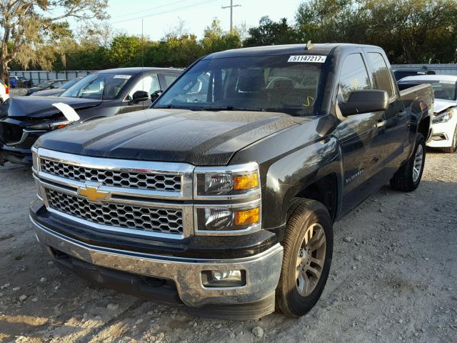 1GCRCREH3EZ151290 - 2014 CHEVROLET SILVERADO BLACK photo 2