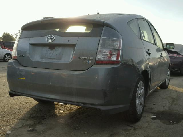 JTDKB20UX53058625 - 2005 TOYOTA PRIUS GRAY photo 4