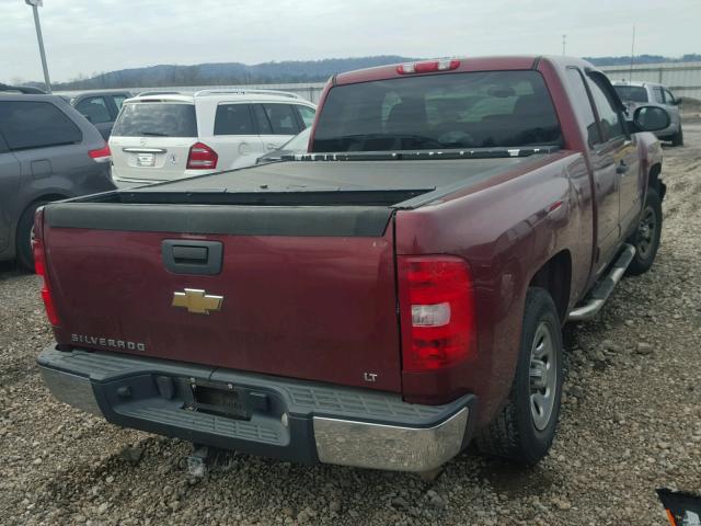 1GCEC19C88Z234846 - 2008 CHEVROLET SILVERADO MAROON photo 4