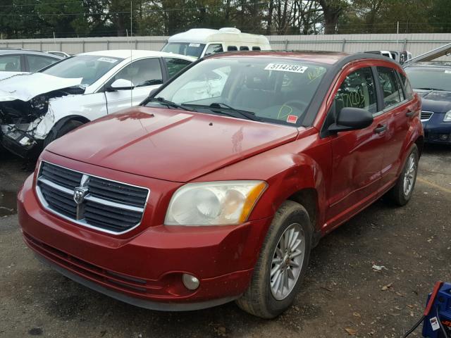 1B3JB48BX7D501963 - 2007 DODGE CALIBER SX RED photo 2