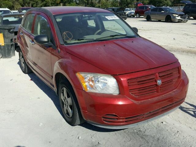 1B3HB28B97D182848 - 2007 DODGE CALIBER RED photo 1