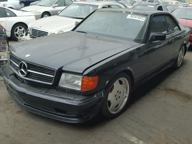 WDBCA45E5KA482000 - 1989 MERCEDES-BENZ 560 SEC BLACK photo 2