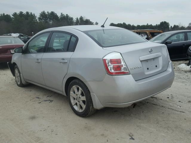 3N1AB61E58L728314 - 2008 NISSAN SENTRA 2.0 SILVER photo 3