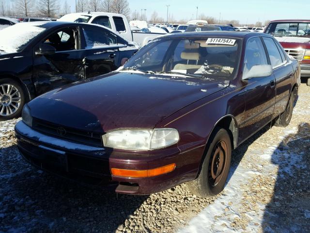 4T1SK12EXPU267338 - 1993 TOYOTA CAMRY LE MAROON photo 2