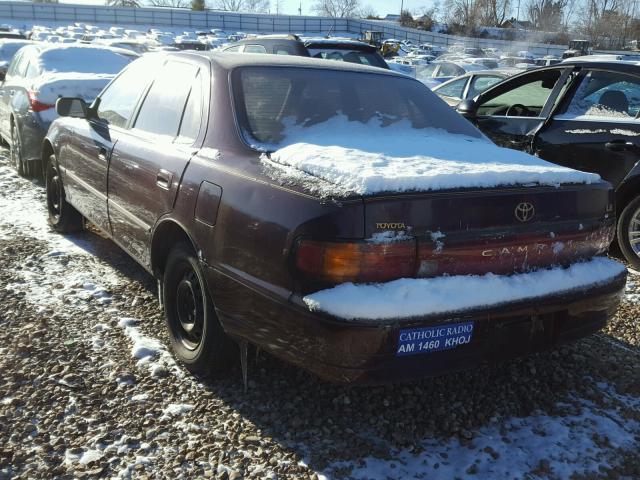 4T1SK12EXPU267338 - 1993 TOYOTA CAMRY LE MAROON photo 3