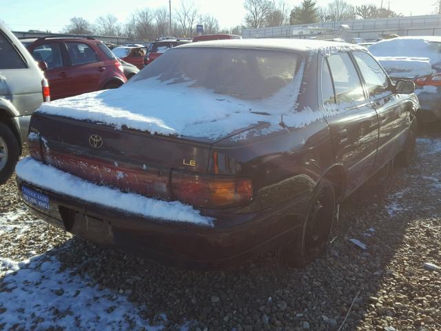 4T1SK12EXPU267338 - 1993 TOYOTA CAMRY LE MAROON photo 4