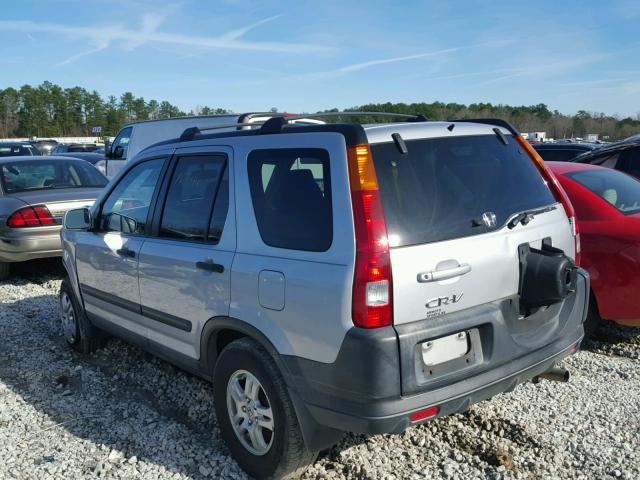 SHSRD78824U227334 - 2004 HONDA CR-V EX SILVER photo 3