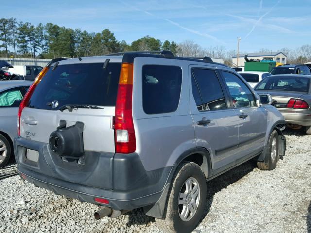 SHSRD78824U227334 - 2004 HONDA CR-V EX SILVER photo 4