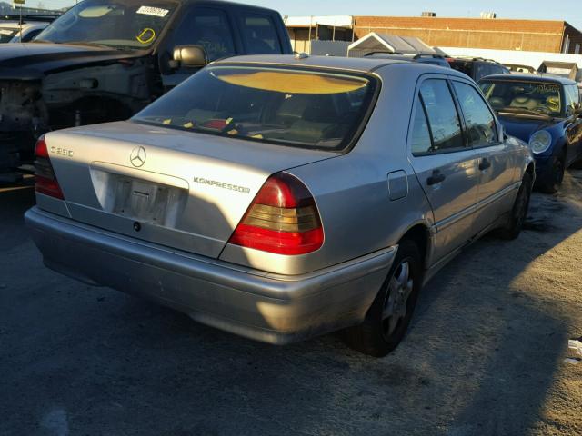 WDBHA24G3YA834657 - 2000 MERCEDES-BENZ C 230 GRAY photo 4