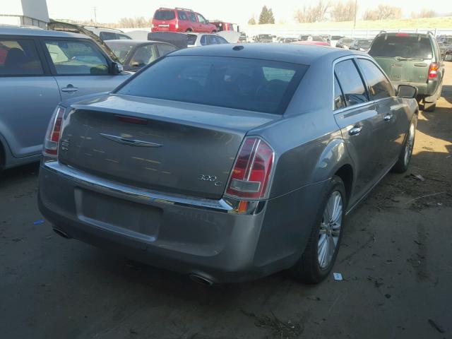 2C3CCAKT1EH170005 - 2014 CHRYSLER 300C GRAY photo 4