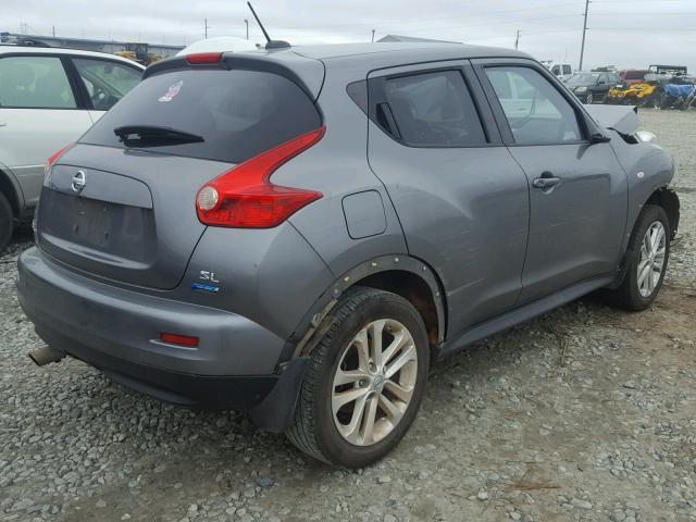 JN8AF5MR4CT110033 - 2012 NISSAN JUKE S GRAY photo 4