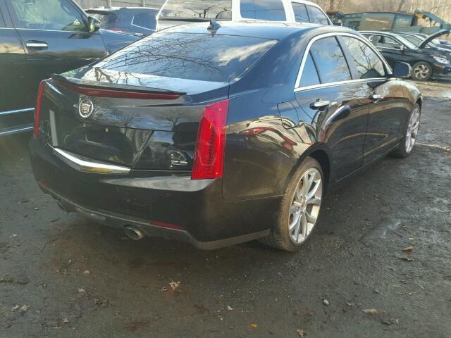 1G6AE5S38E0119340 - 2014 CADILLAC ATS PREMIU BLACK photo 4