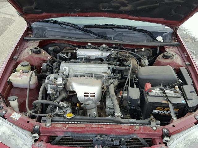 4T1BG22K8WU288782 - 1998 TOYOTA CAMRY CE BURGUNDY photo 7