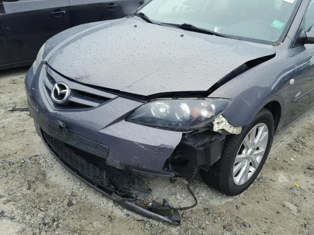 JM1BK323671663377 - 2007 MAZDA 3 S BLUE photo 9