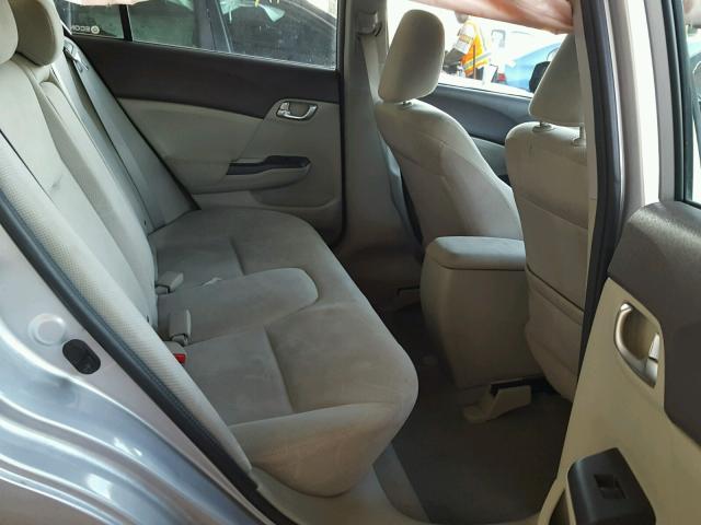 2HGFB2F86CH602674 - 2012 HONDA CIVIC EX ვერცხლისფერი ფოტო 6